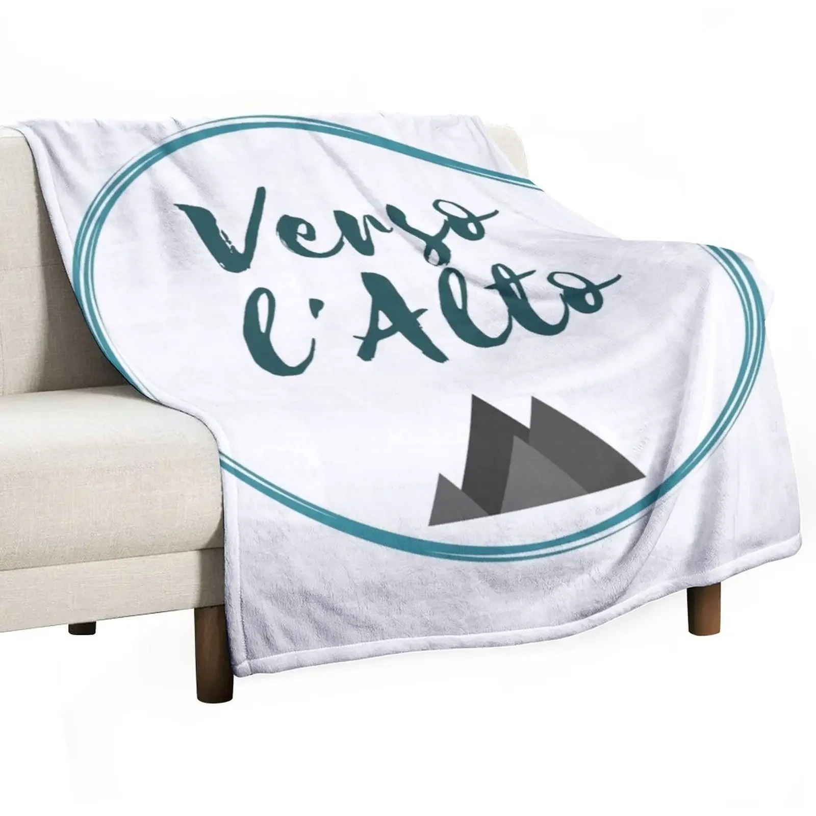 Verso l'alto- To the Heights! Blessed Pier Giorgio Frassati Throw Blanket Furrys Luxury Designer Blankets