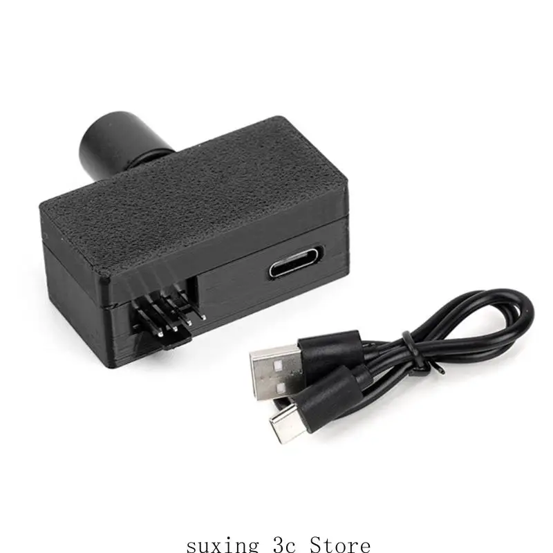 

PWM Speed Adjuster 4 Wire Fan Regulator With Type C Charging PC Water Cooling High Efficiency Heat Dissipation