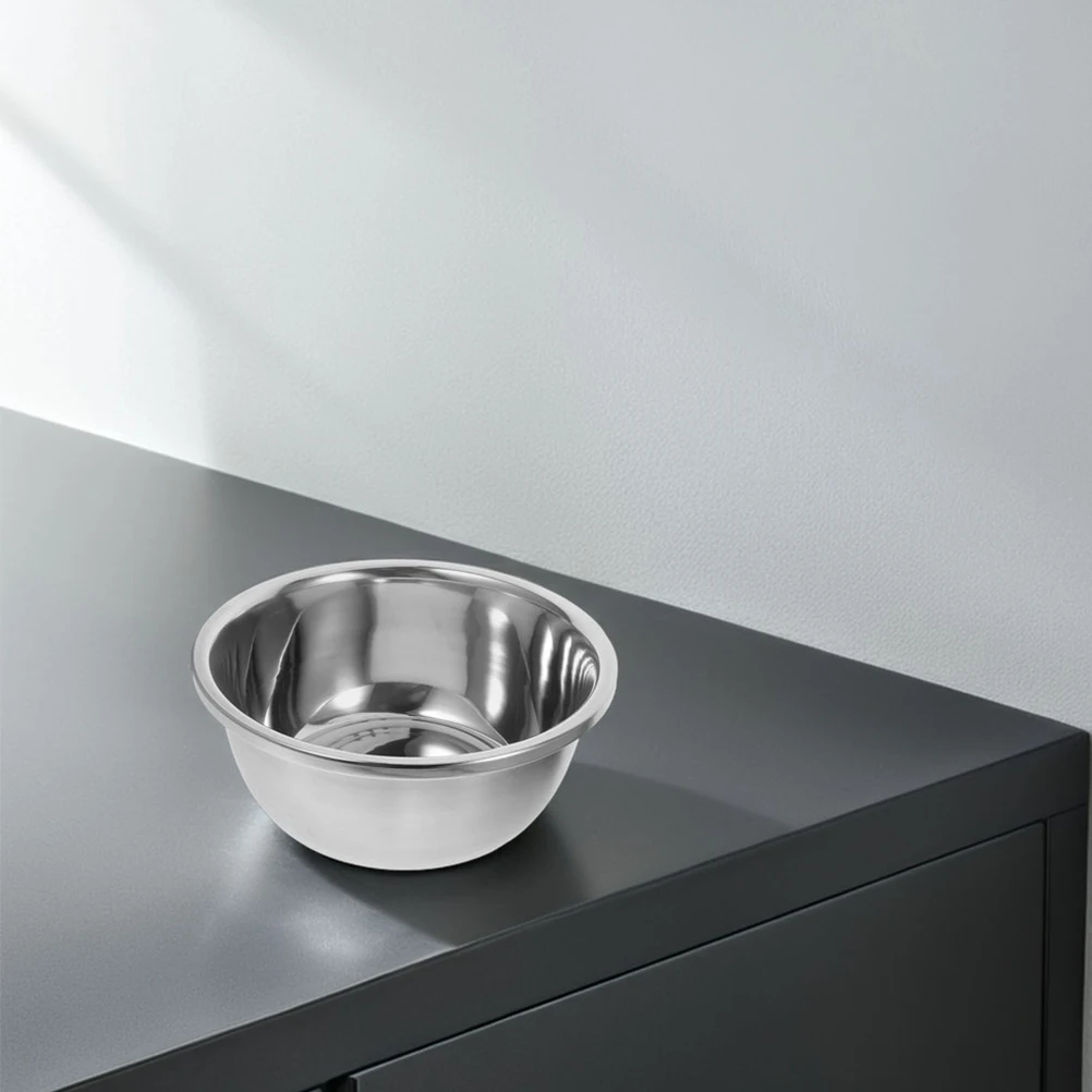 

Multifunctional Stainless Steel Big Kitchen Mixing Household Large Metal Soup Storage Vintage Serving Space Saving for Home