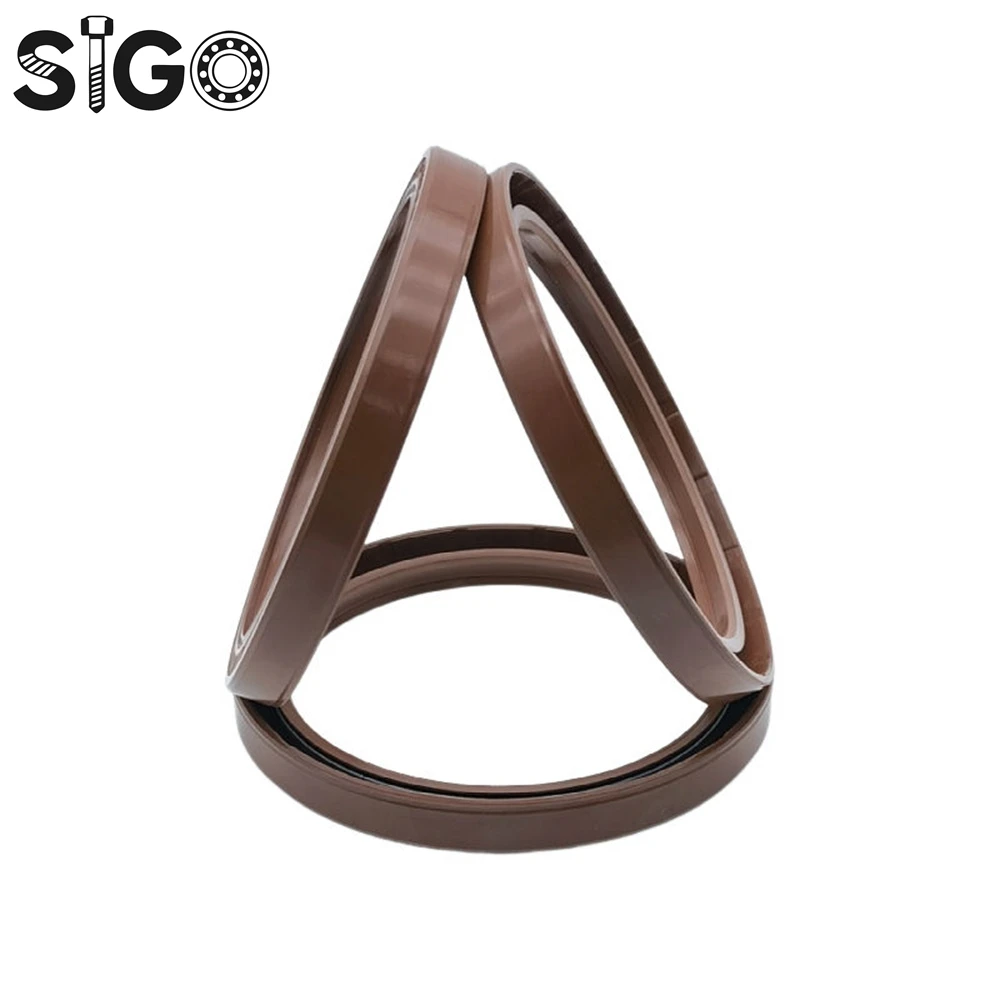 75*100*10/12/13 75x100x10/12/13 Brown Fluoro FKM Fluorine Rubber Spring Two Lip TC Ring Gasket Radial Shaft Skeleton Oil Seal