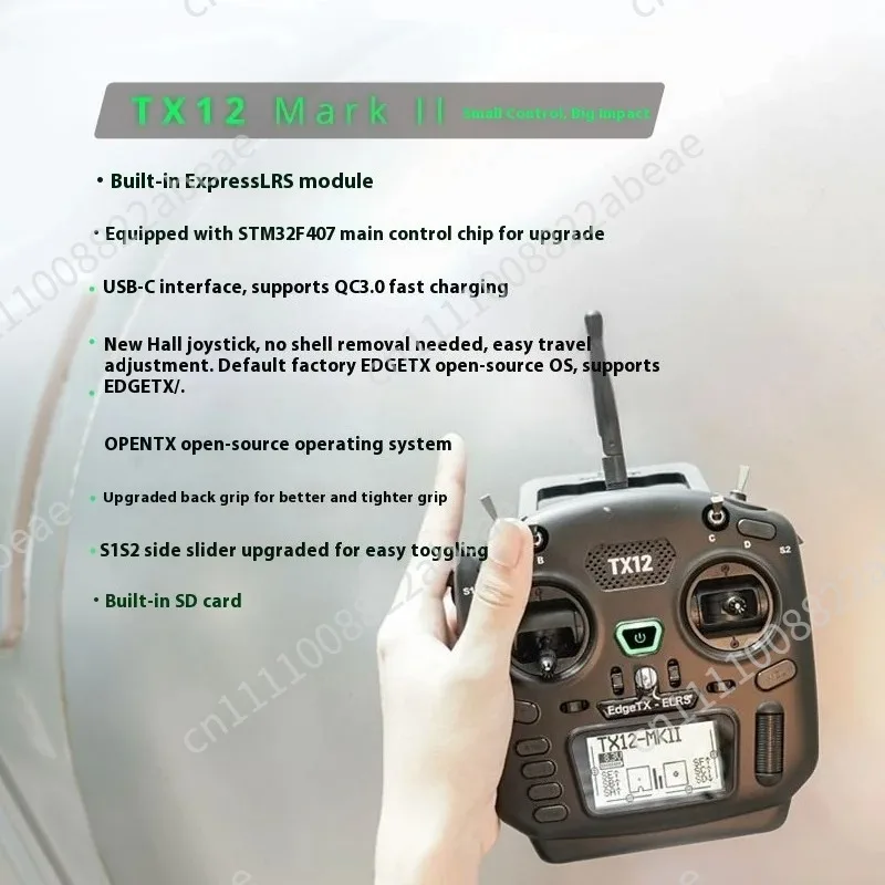 For TX12 MARK II Open Source Remote Control Car ELRS Remote Control CC2500