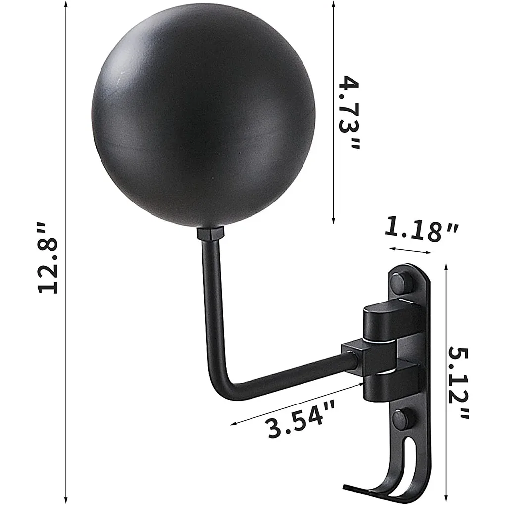 Aluminum Helmet Stand Hat Holder Wall Mounted Hook for Coats Hats Key Motorcycle Helmet Holder Hook Jacket Hat Rack Hanger