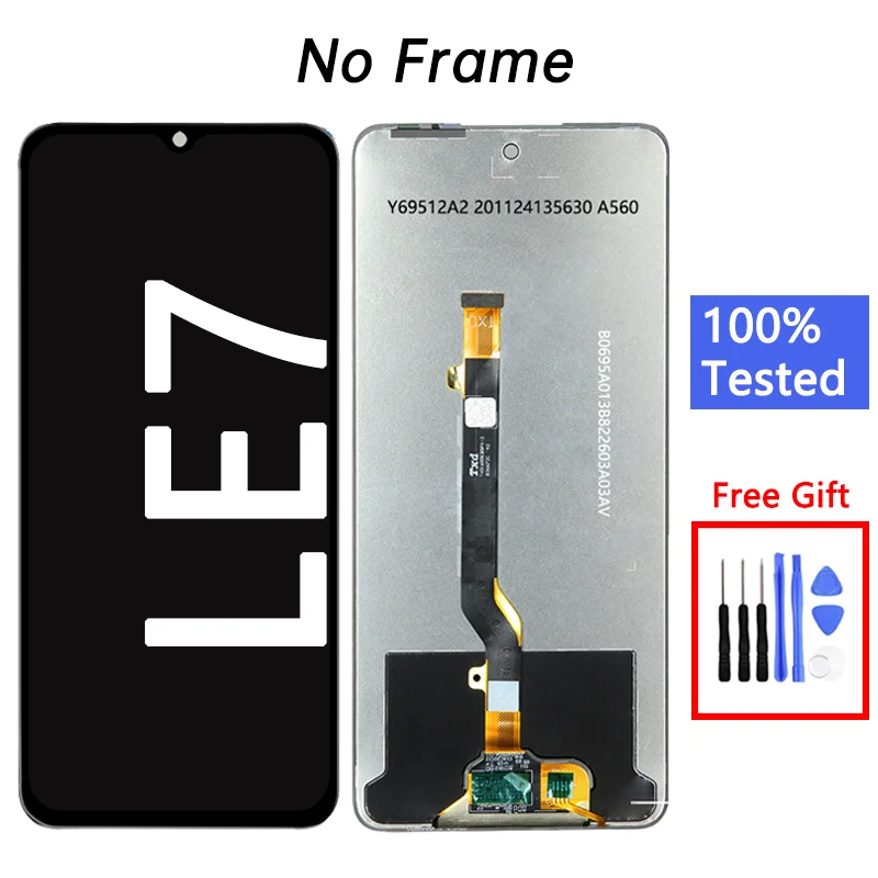 LE7 lcd pantalla for Tecno Pova 2 screen replacement Mobile Phone Lcds for Tecno Pova 2 LE7 LE7n display Lcd