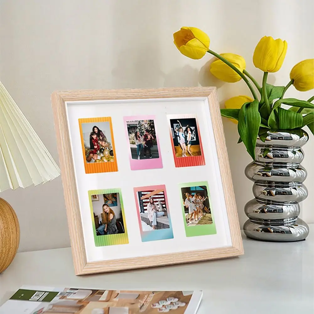 10pcs/set Instant Camera 3-inch Photo Frame Sticker PET DIY Decorative Decals Creative Colorful for Fujifilm