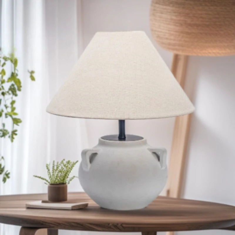 

Японские торшеры в стиле ваби-саби, чайная комната, дизайнерский креативный ретро-ручной работы, грубая керамика, атмосфера, светодиодные настольные светильники