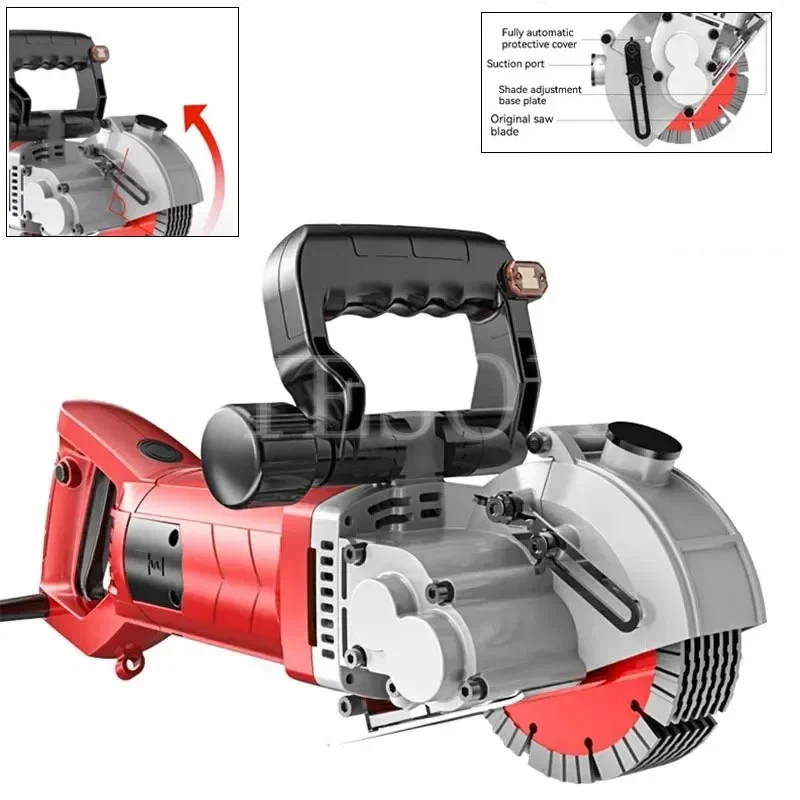 

Electric Wall Chaser Handheld Laser Slotting Machine Brick Wall Cutting Machine Concrete Groove Slotting Machine 220V/50hz