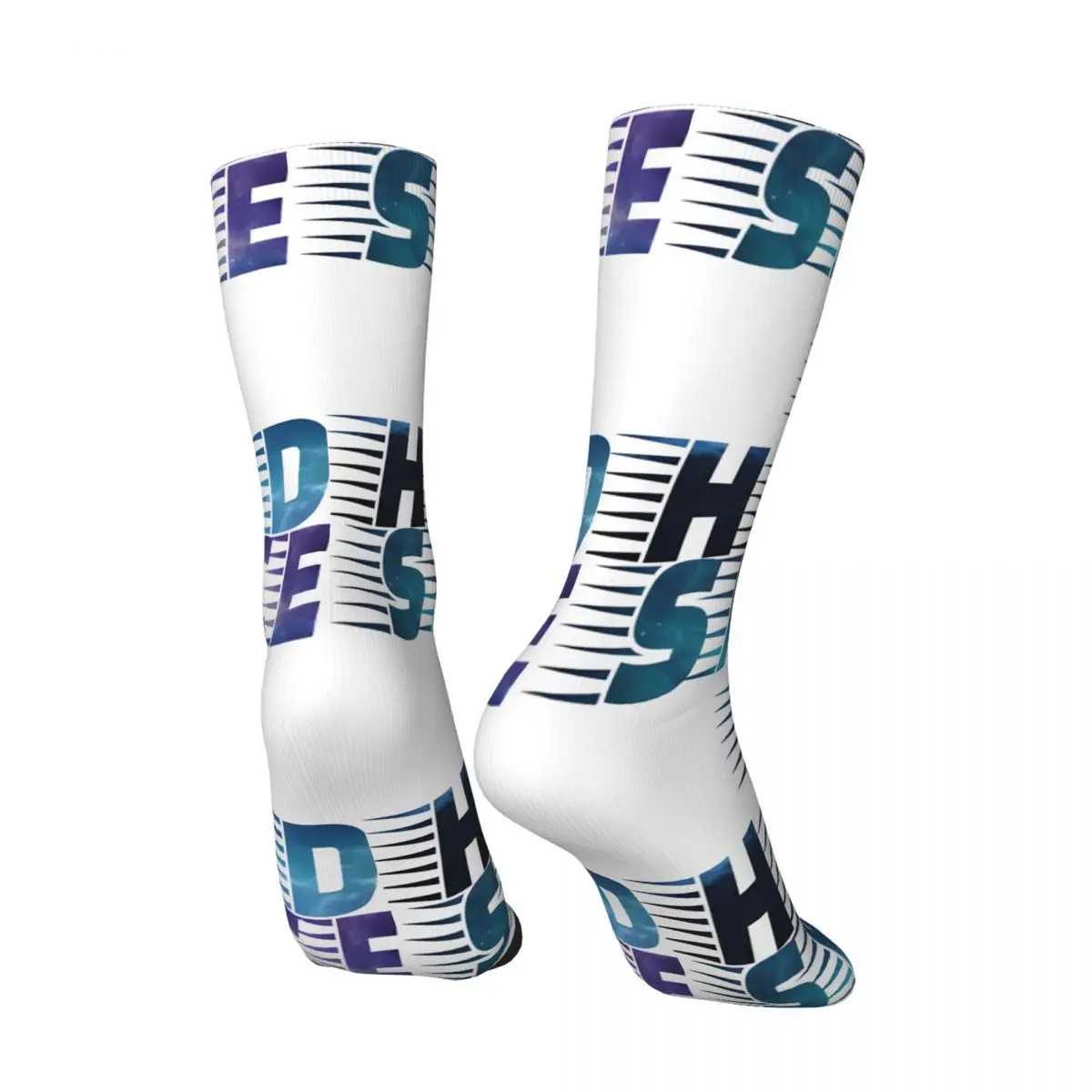 Funny Crazy Sock for Men Attractive Hip Hop Harajuku Space Force Netflix Happy Quality Pattern Printed Boys Crew compression