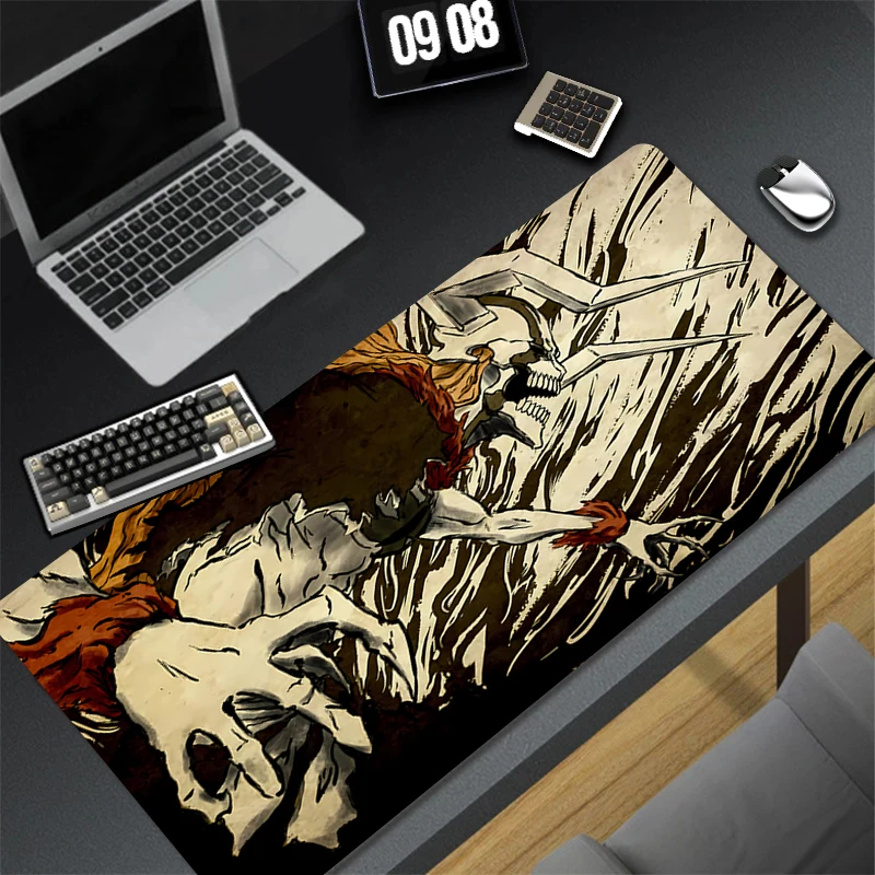 Mouse Pad PC Gamer Japan Anime Keyboard Pad Gaming Accessories Desktop Mouse Mat Laptop B-bleach Kurosaki Ichigo Cool Mousepad