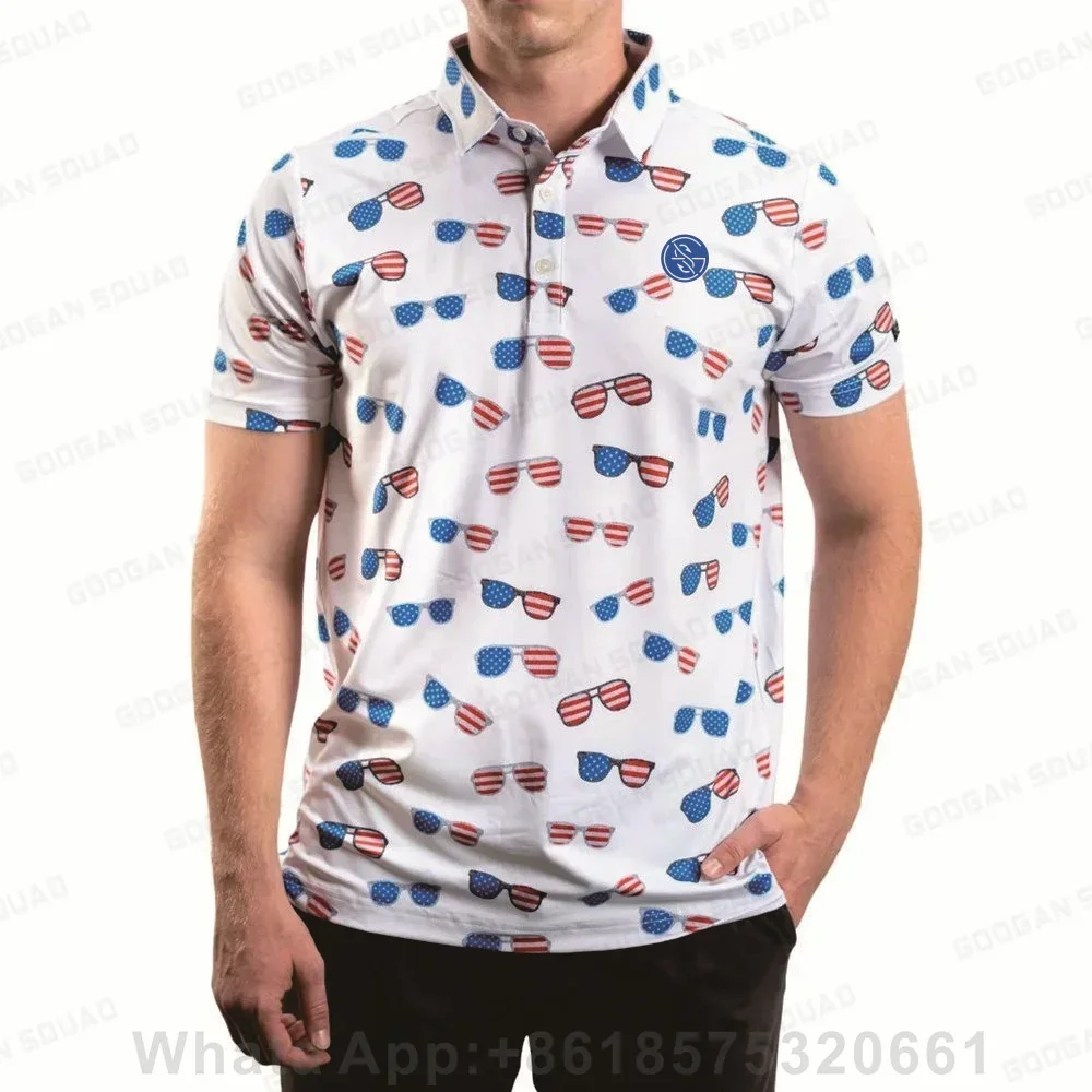 Polo Shirt For Men Leisure Short-sleeved Patchwork Men's Polos Quality Casual Summer Brand Men Clothing Golf Men Polo Shirts 24