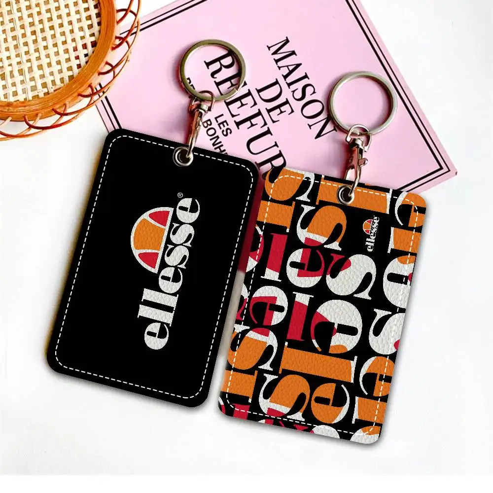 E-Ellesse Cute Cartoon Inteated Elevator Card Acc Control Card Keychain Protective Cover Gift Keychain