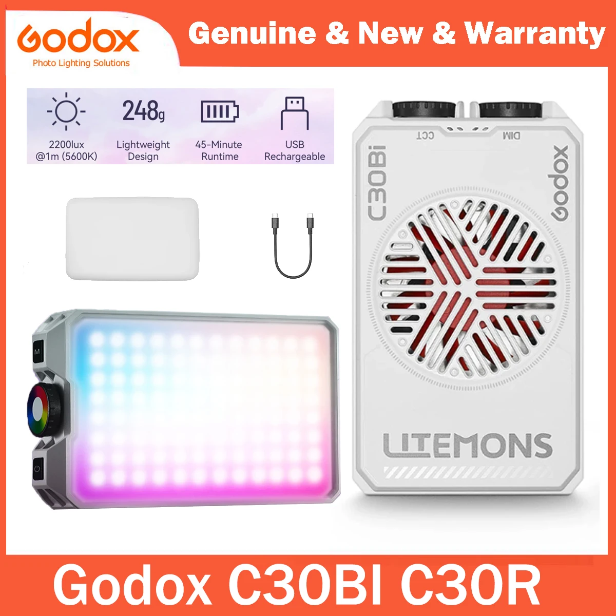 Godox C30BI C30R Li…