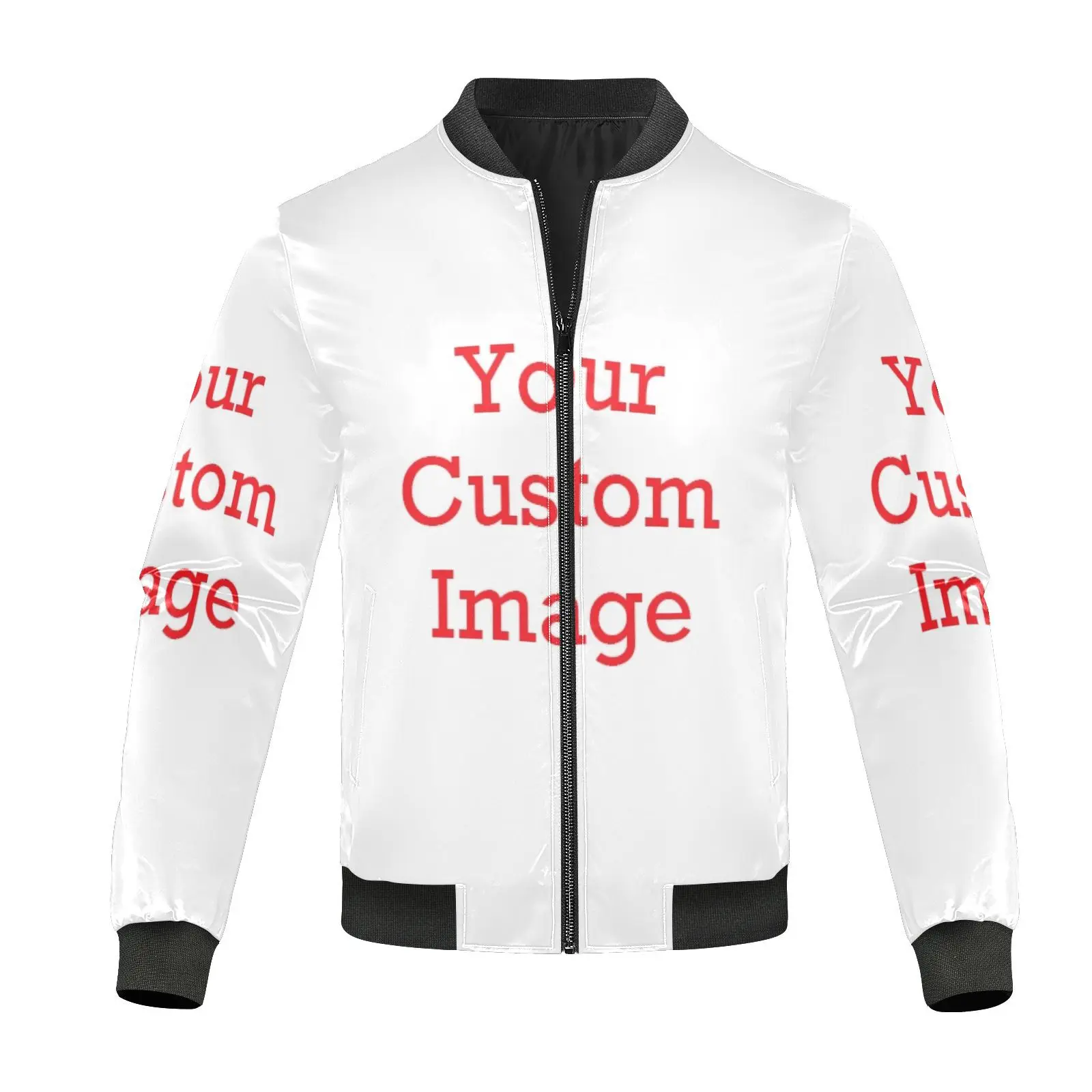 New Men Jacket Casual Mens Jackets Spring and autumn Sportswear Customizing images Jacket Mens jackets Male Coat Plus Size S-2XL