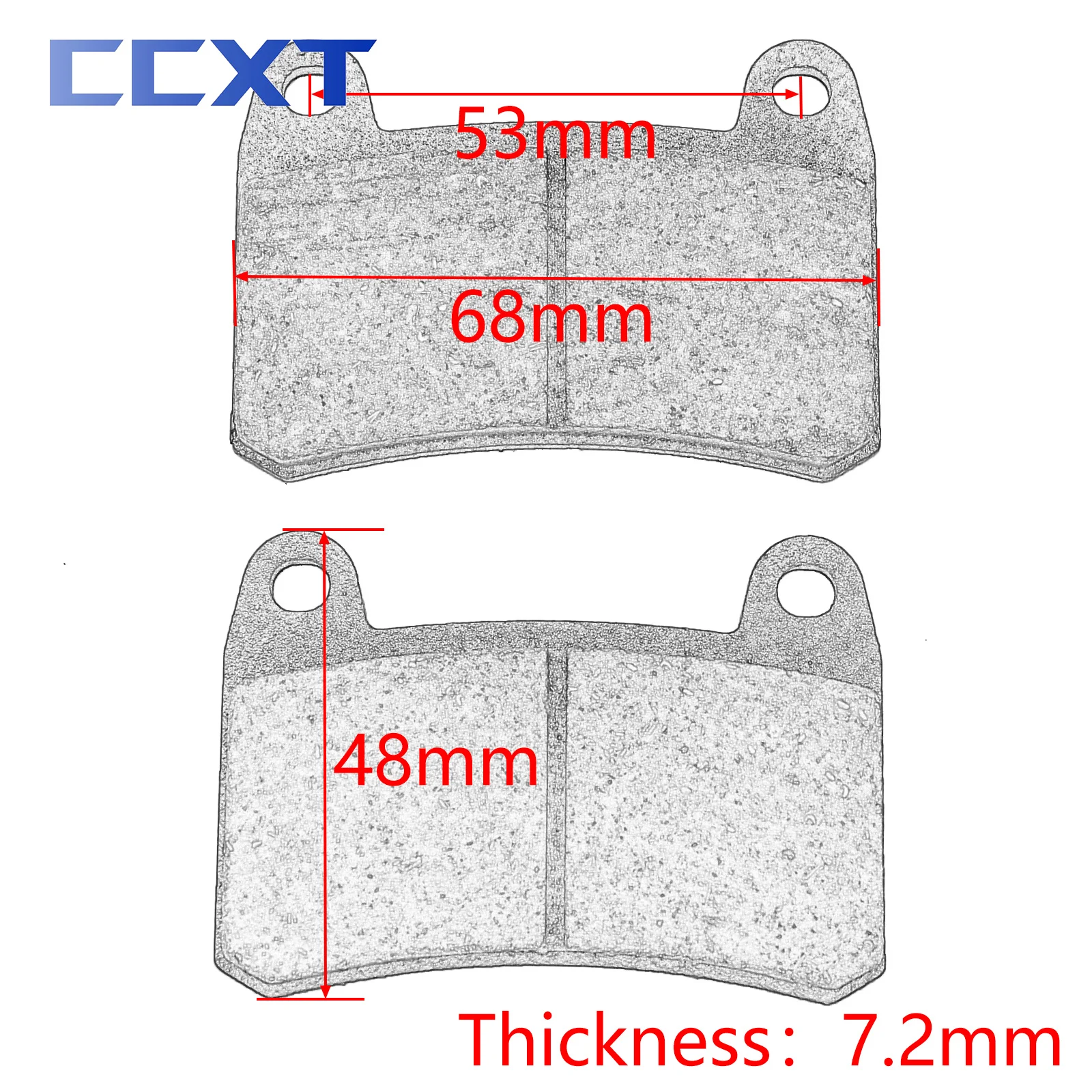 Motorcycle Front Rear Brake Pads for Benelli TRK 125 251 BN251 BJ300GS BJ300 BN300 Tornado TNT 300 BN302 302S/R TNT25 Leoncino