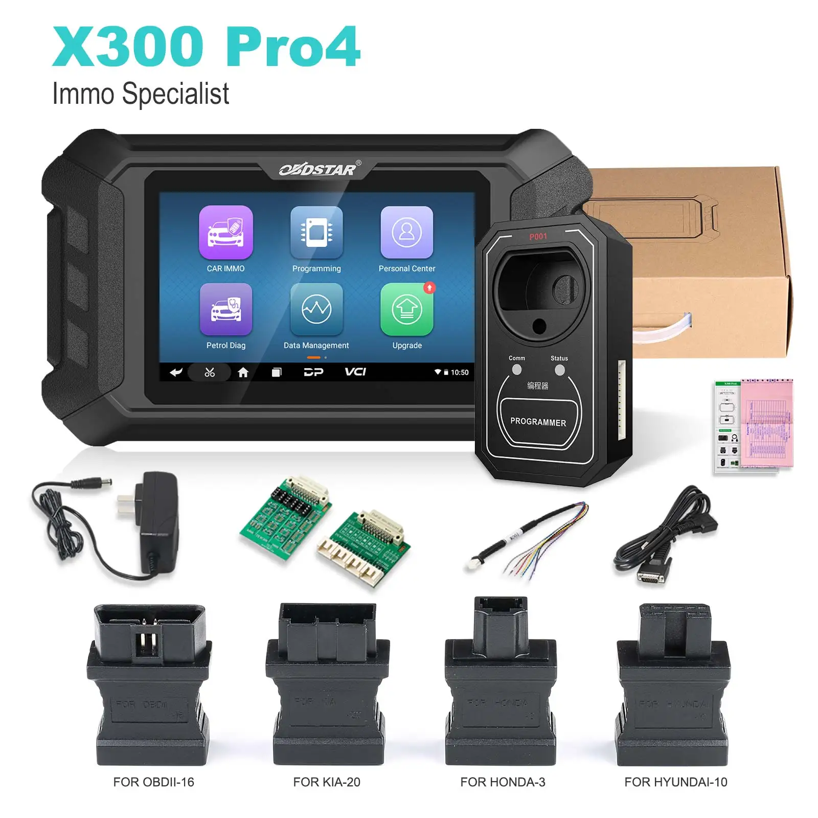 OBDSTAR X300 Pro4 Key Programmer Key Master 5 Full Version Same IMMO System as OBDSTAR X300 DP Plus