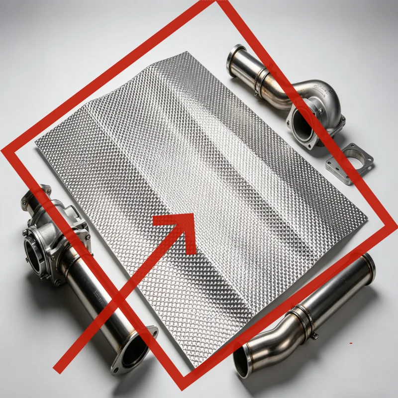 

300X500mm Exhaust Heat Shield Exhaust Manifold Embossed Aluminum Heat Shield Turbo Manifold Exhausts Electrical Motorcycle Tools