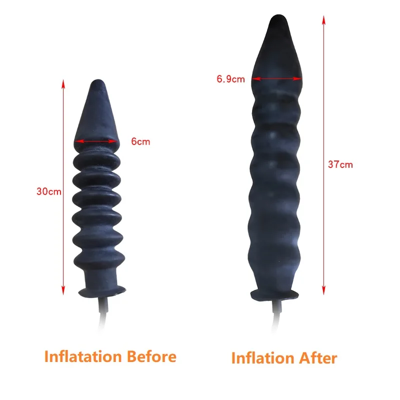 سوبر طويل الشرج التوصيل نفخ الحفر شكل كبير/ضخمة الشرج التوصيل للتوسيع دسار ل G/P بقعة التحفيز للرجال النساء LGBT #3