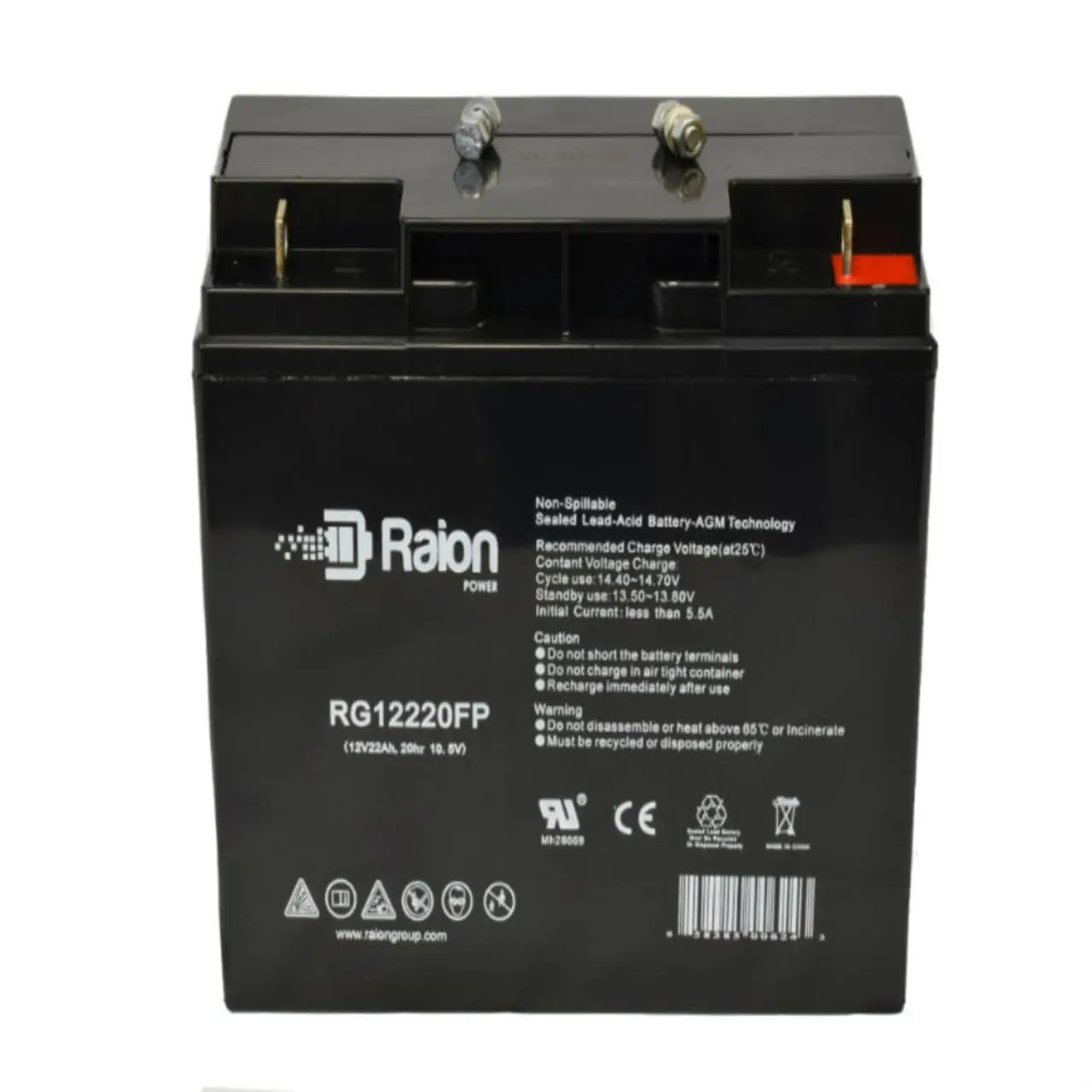 12V 22Ah AGM Replacement Battery for Jump Starter Power Pack, 2-Pack, Customized
