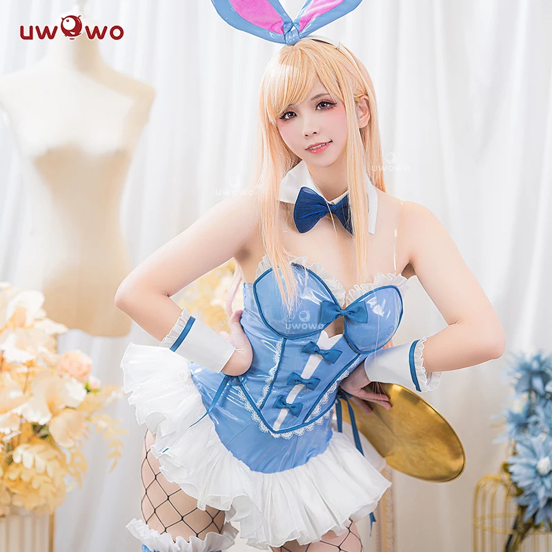 IN STOCK UWOWO Marin Kitagawaa Cosplay Marinn Kitawaa Bunny Women Cosplay Costumes Halloween Cosplay Outfit Headband Bodysuit