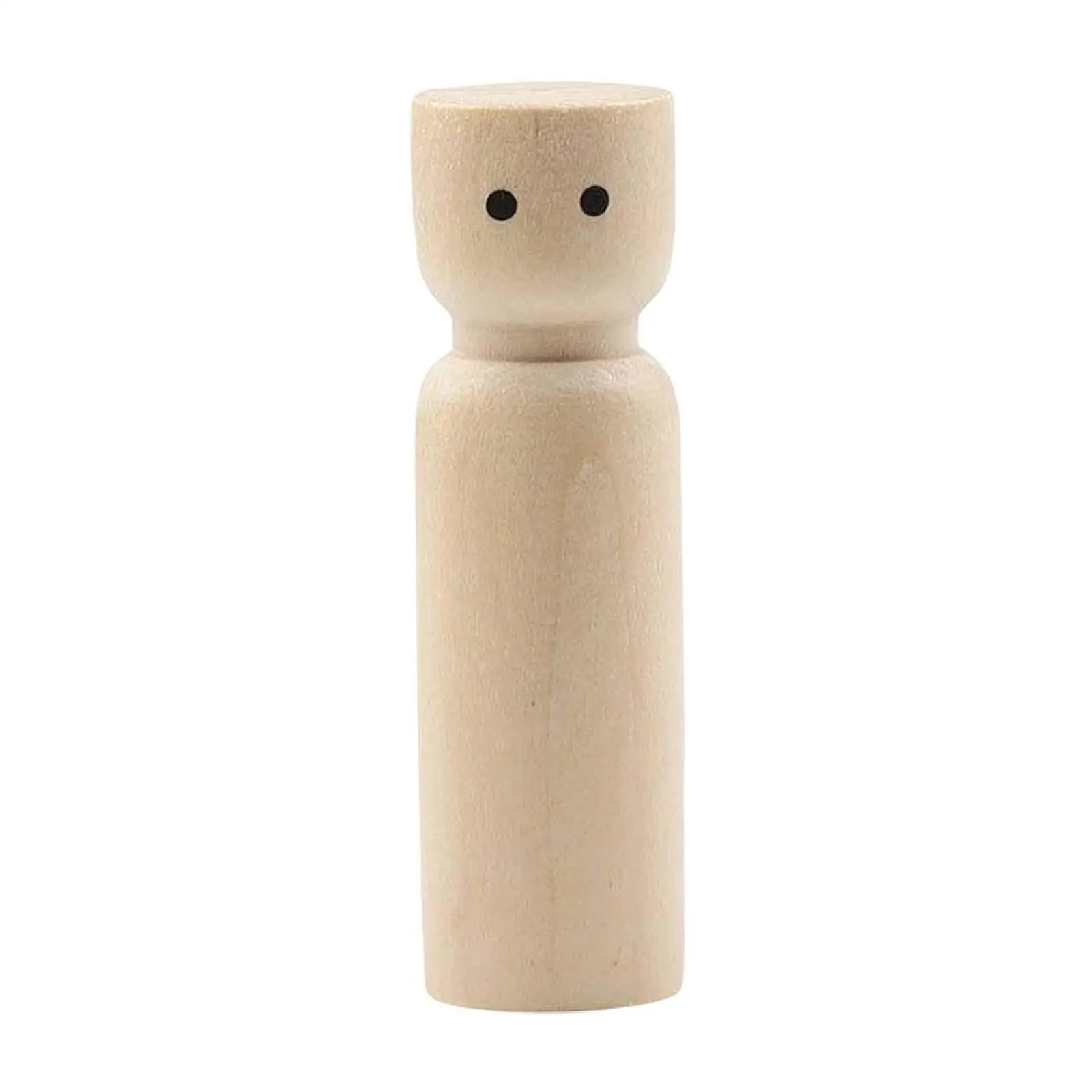 Figuras de madeira para Mesa, Superfície Lisa, Em Branco, De Madeira, Peg Doll, Feriados, 2 PCs