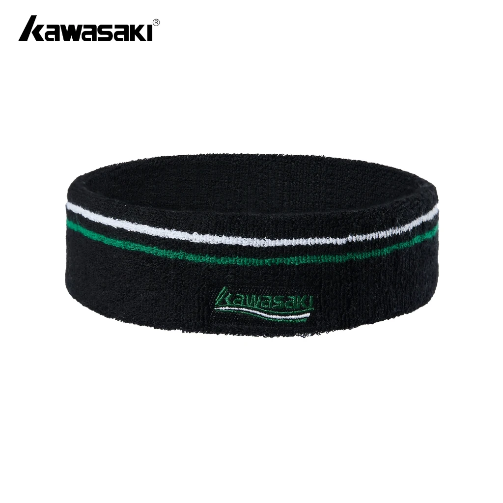 Kawasaki hoofdband heren dames K1E00-C3812 waterdichte zweetabsorber sporthoofdband geschikt voor basketbal en hardlopen