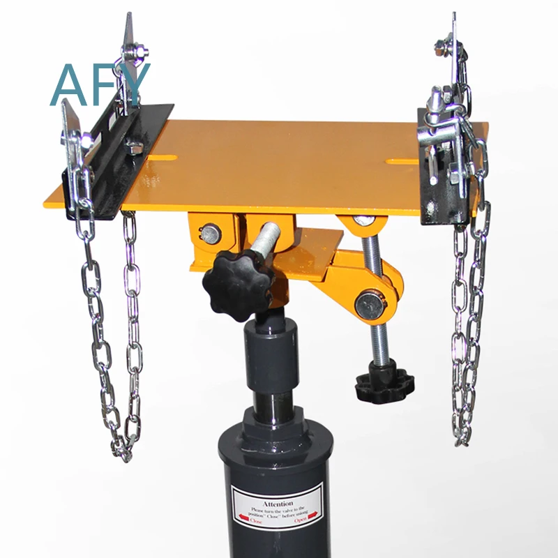 0.6T Engine Lifting Tool for Car Repair Jack Heavy Duty Gearbox Bracket Load Bearing Transporter Double Piston Hydraulic Pump