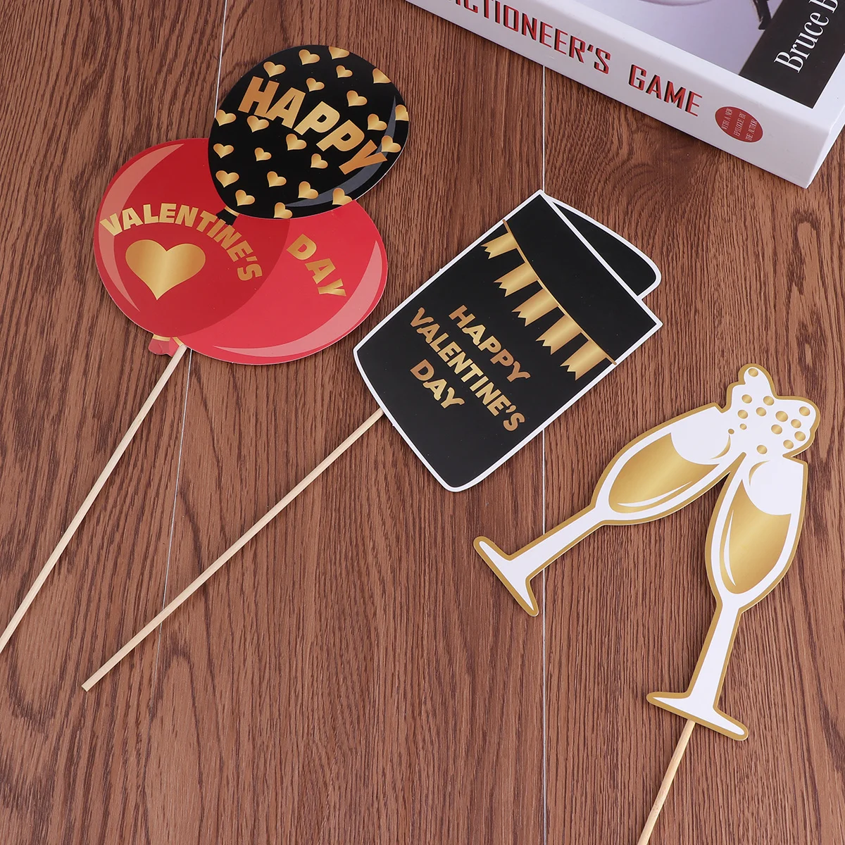 

50Pcs Photo Props Vintage Design Smooth Cardstock Party Photo Props for Birthday Wedding Prom Fun Selfie Party Supplies