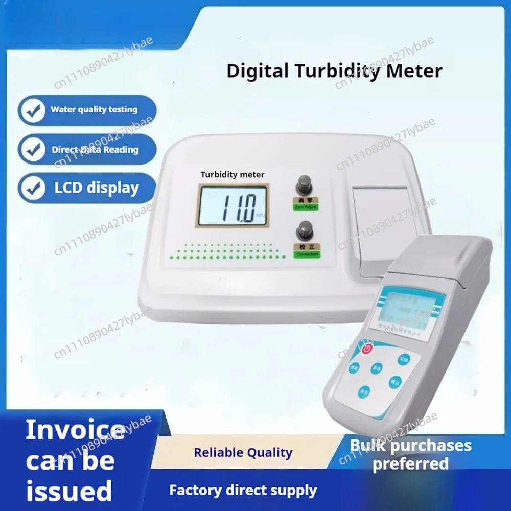 WGZ-1A Benchtop Digital Turbidity Meter 0-200 NTU Laboratory Scattering Light Nephelometric Water Quality Tester