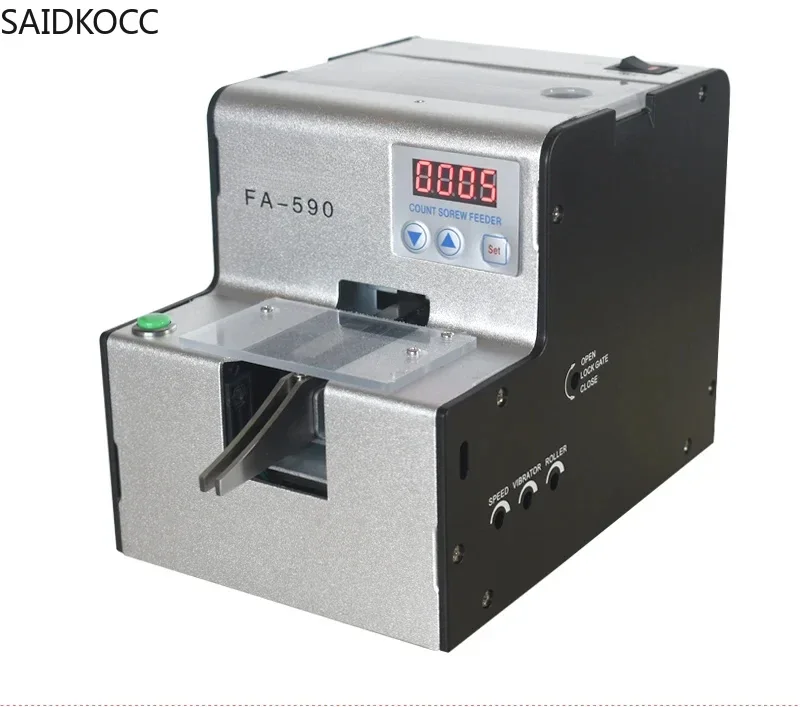 SAIDKOCC Automatic screw counting machine FA-590 screw counter 1.0-5.0 adjustable rail screw counting machine