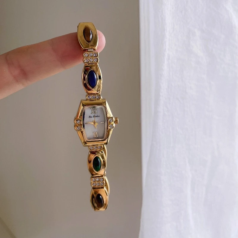 Classic Trend Ladies Watch Elegant Simple Retro Waterproof 2025 Quartz Watch Birthday Gift