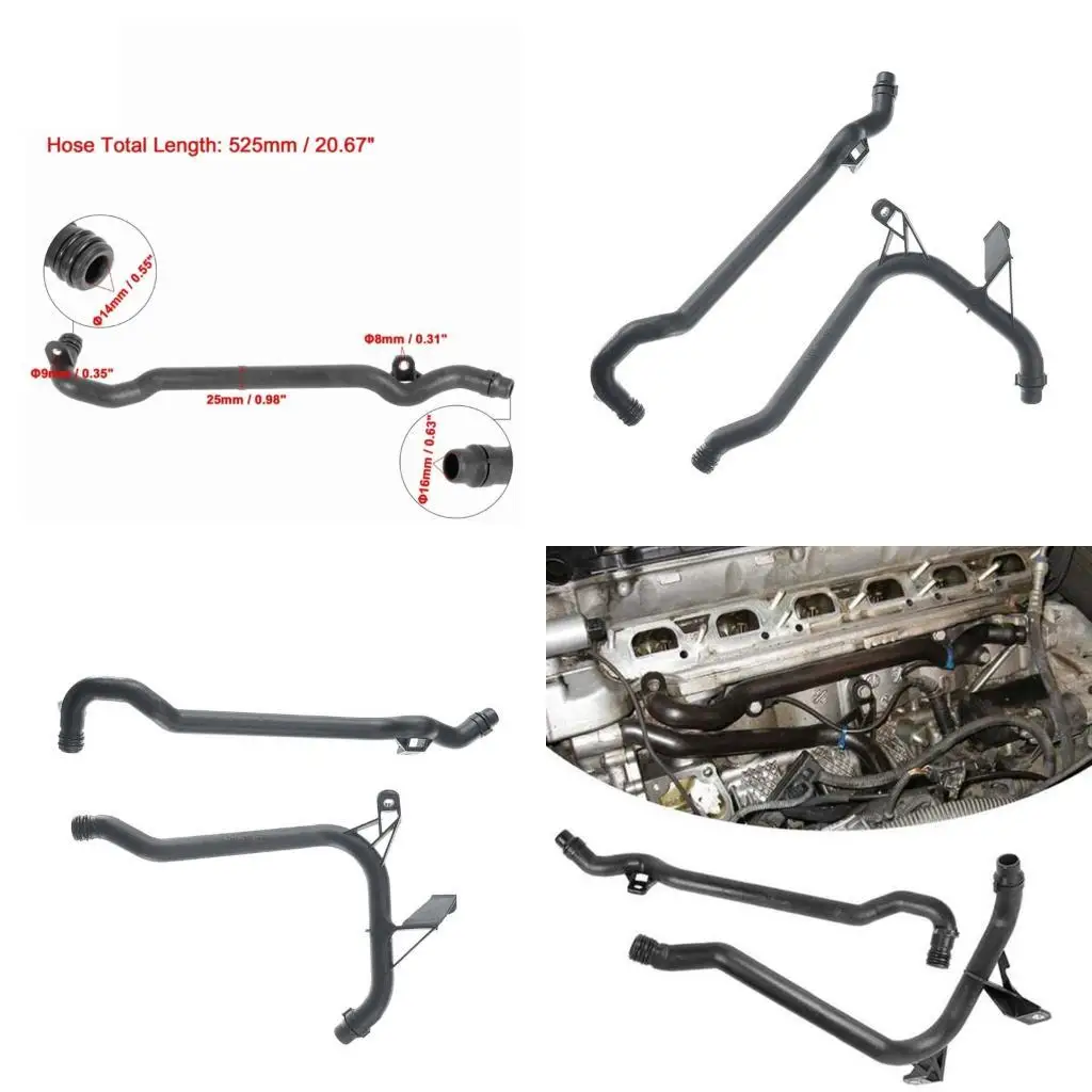 31BC طقم خرطوم نظام التبريد المقاوم لدرجات الحرارة 330i 525i 528i 530i 325xi #1