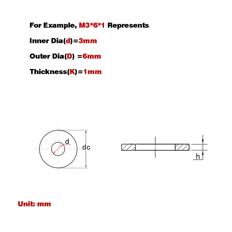 Corrosion Resistant Black 304 Stainless Steel Thin Flat Washer Precision Made for Electronics and Instruments