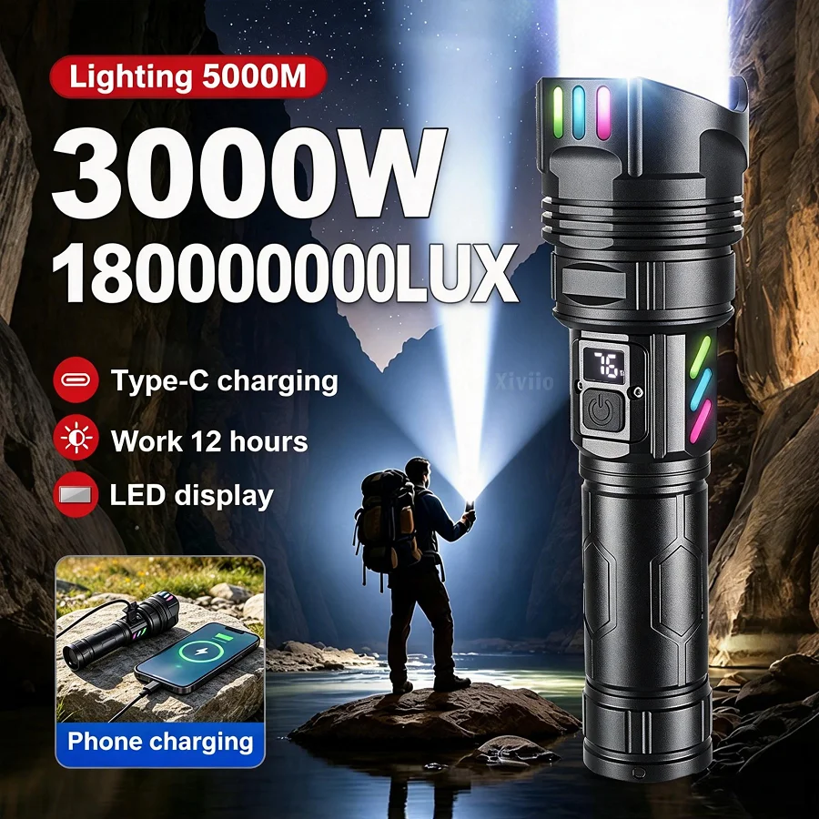 lanternas-led-de-alta-potencia-3000w-poderosa-recarregavel-portatil-zoom-5000m-longo-alcance-caca-acampamento-lanterna-tatica