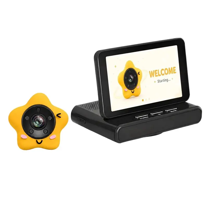 ABRU-Wireless 4 Inch Touch Screen Car Baby Monitor DVR Recording 1080P 2.4G Wifi Rear Facing Seat Camera For Infant Kid