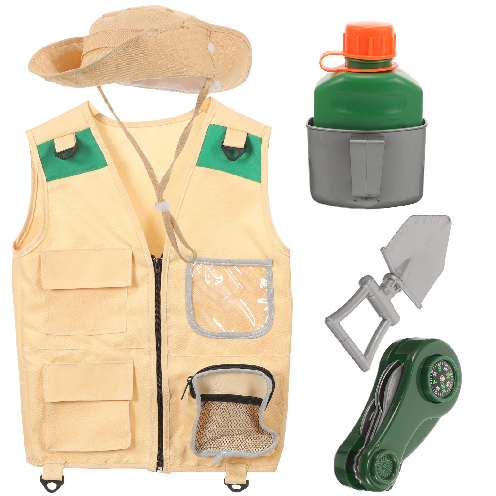 

Explorer Kit for Kids Outdoor Exploration Children's Adventure Clothing Clothes Hat Vest