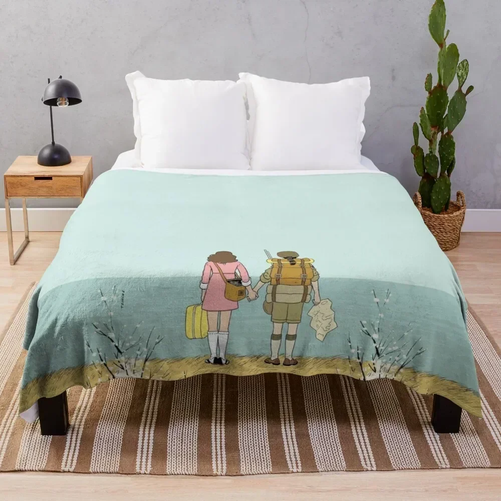 

Wes Anderson Movie Throw Blanket Comforter Sofa Soft Blankets