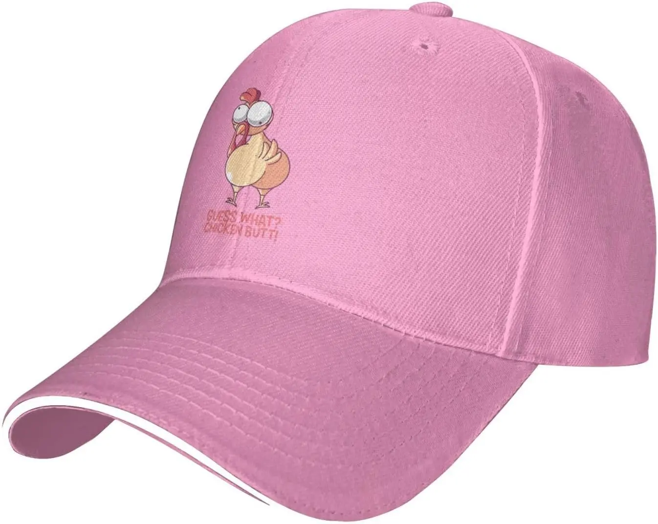 Guess What Chicken Butt Snapback Cap Casual Casquette Adjustable Baseballcaps Women Sports Cap