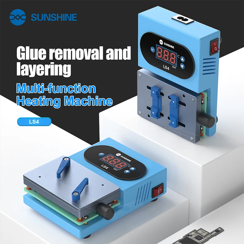 

SUNSHINE LS4 Glue Removal and Layering Multi-function Heating Machine Intelligent Temperature Control Repair Tools