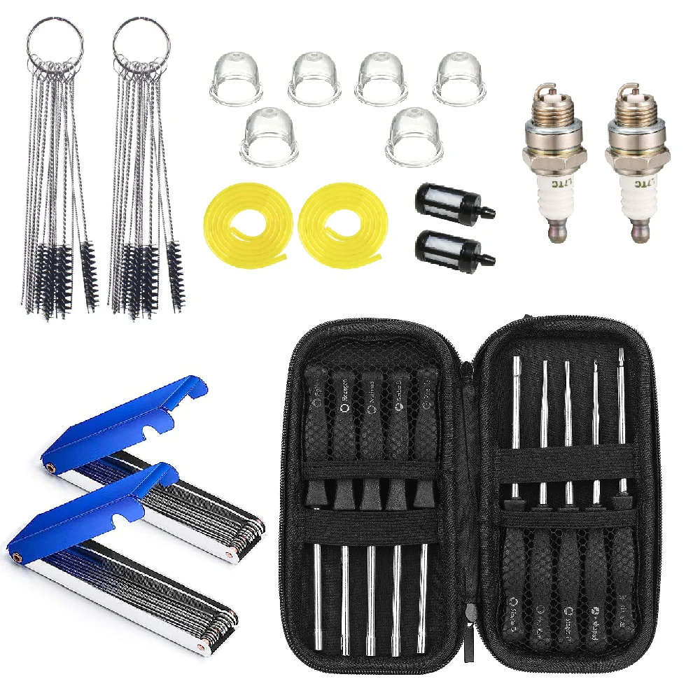 26PC Carburetor universal repair kit  Carburetor for  Weed Eater TB80EC MS280 C1U-H60 C1Q-S157 C1M-W26 TB22 2 Cycle String Tri