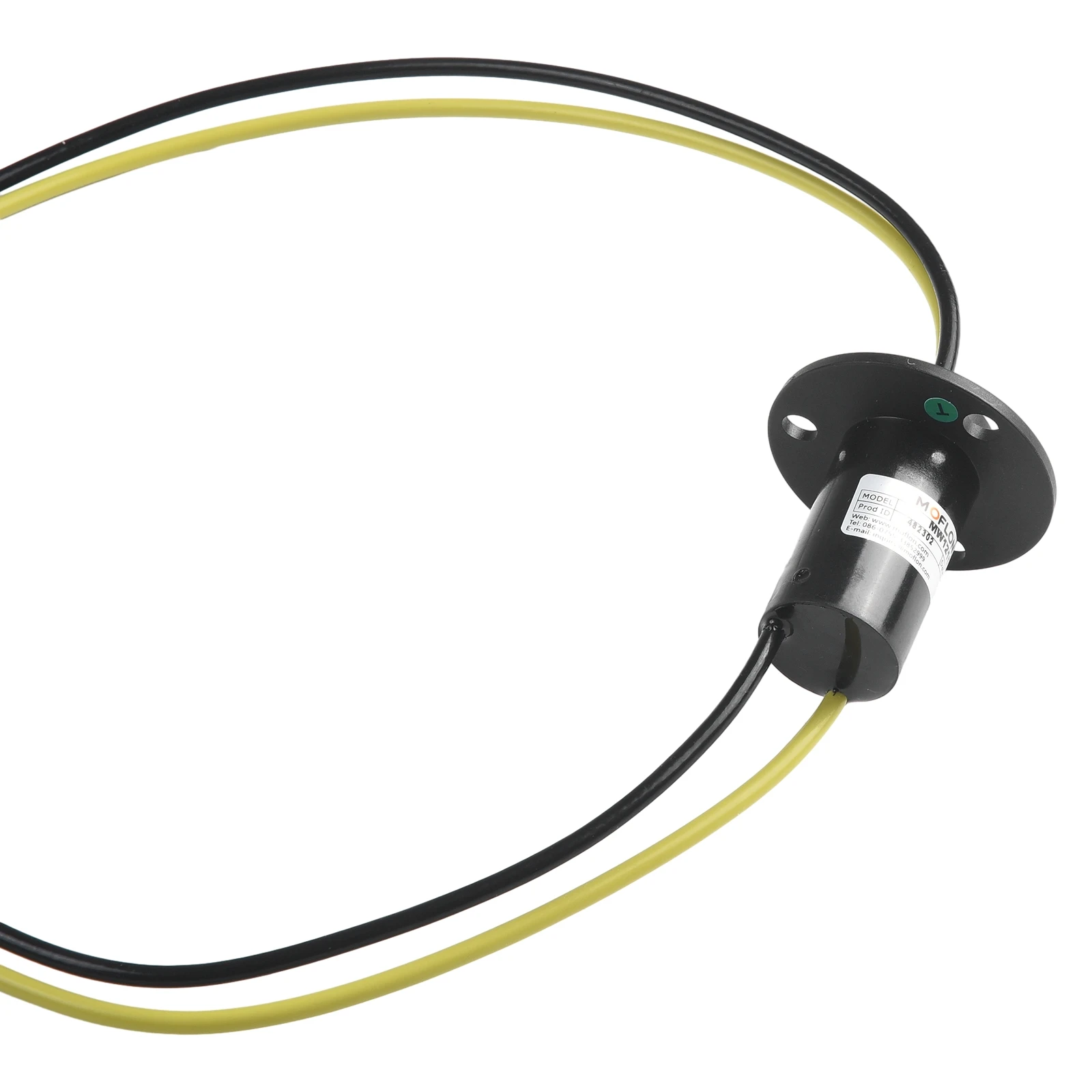 2-wire 30A Conductive Slip Ring 150RPM Collector Ring Electrical Slip Ring Generator Slip Ring High Current 2 Pcs