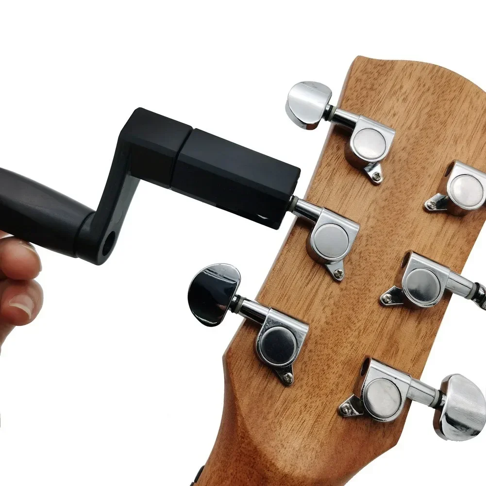 Multifunction Guitar String Winder Bridge Pin Tuning Pegs Puller Remover Tools 2 In 1 Electric/Manual Guitar Tuner Reel Common