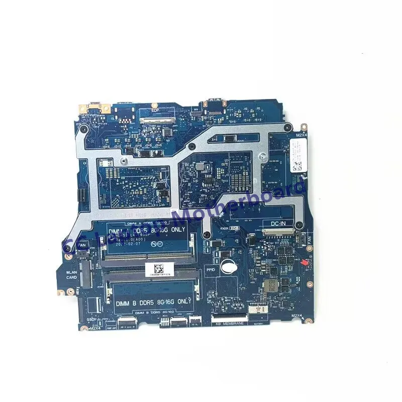 CN-043GG8 043GG8 43GG8 For DELL G15 5525 Laptop Motherboard With Ryzen 7 6800H CPU GN20-P1-A1 RTX3050TI LA-L658P 100%Tested Good