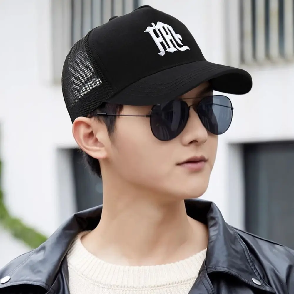 หมวกแก๊ปตาข่ายลำลองสำหรับฤดูร้อน ป้องกันรังสียูวี หมวกกันแดด ปรับขนาดได้ เหมาะสำหรับผู้ชายและผู้หญิง