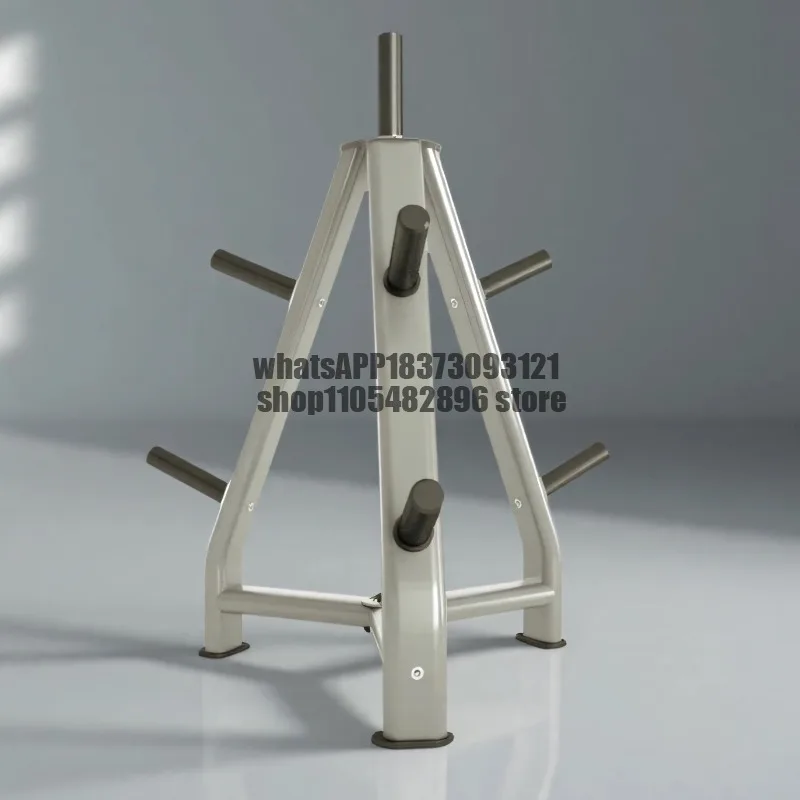 Barbell piece rack, barbell piece storage rack, large hole fitness bell piece placement rack
