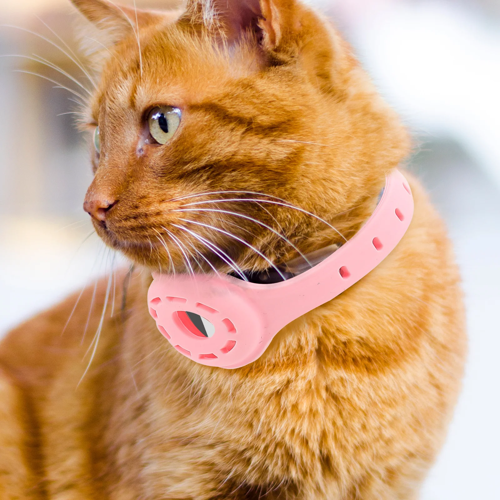 

Silicone Pet Collar Protective Cover Anti Collision Case For Compatible Collar