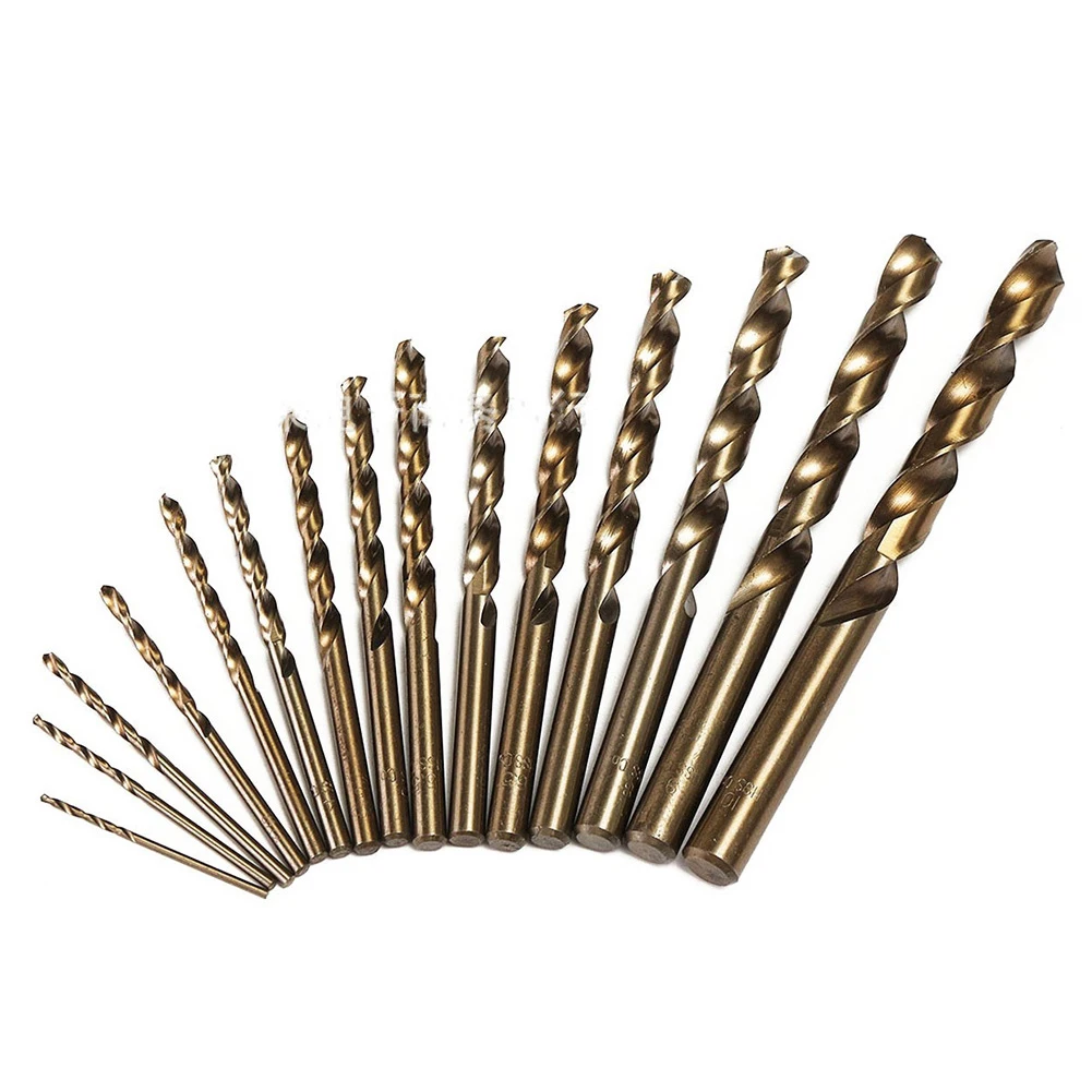 Drill Bit Set M Cobalt HSS Drill Press Specifications Tools M Cobalt For Improved Heat Resistance Tough Metals