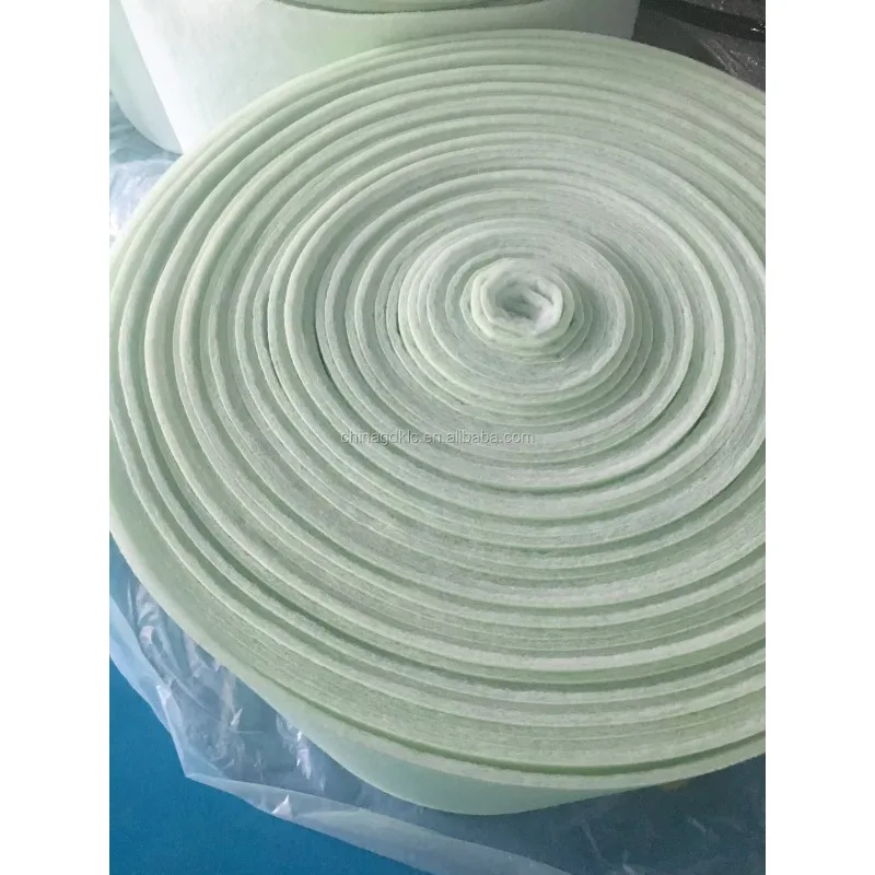 Washable Synthetic Fiber G4 Air Filter Media Roll – Reusable Fiberglass-Free Filtration Material for HVAC Systems Made in China