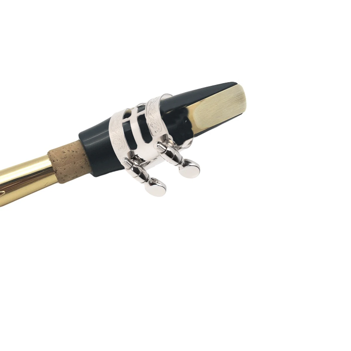 

Premium Copper Saxophone Carving Flute Cradle Sturdy Durable Elegant Design Sound Stabilizer Performance Enhancer For Beginner