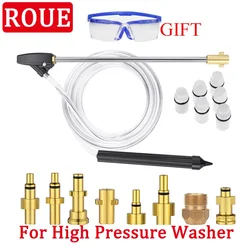 High Pressure Washer Sand Wet Blasting Kit Wet Sandblaster with 1/4 Quick Connector Ceramic Nozzle for Karcher Lavor AR Nilfisk