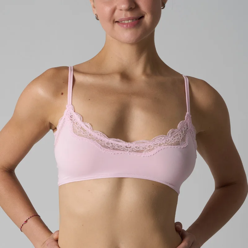 

Lace Wireless Bra for Women – Stretchy, Ultra-Thin & Breathable, Seamless Sexy Comfort Fit