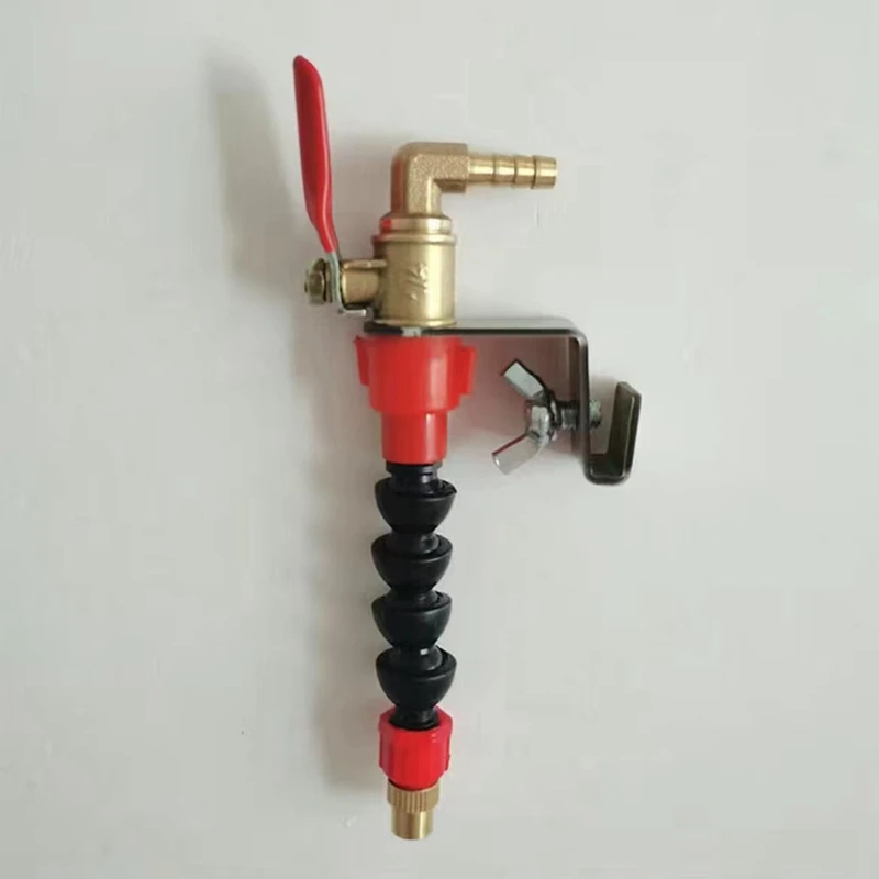 Dispositivo di rimozione della polvere sistema di spruzzatura dell'acqua ugello di nebulizzazione del liquido di raffreddamento a prova di polvere per smerigliatrice angolare per macchine da taglio per piastrelle di mattoni di marmo